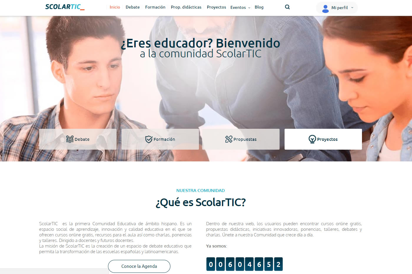 Análisis ScolarTIC, comunidad educativa de Telefónica